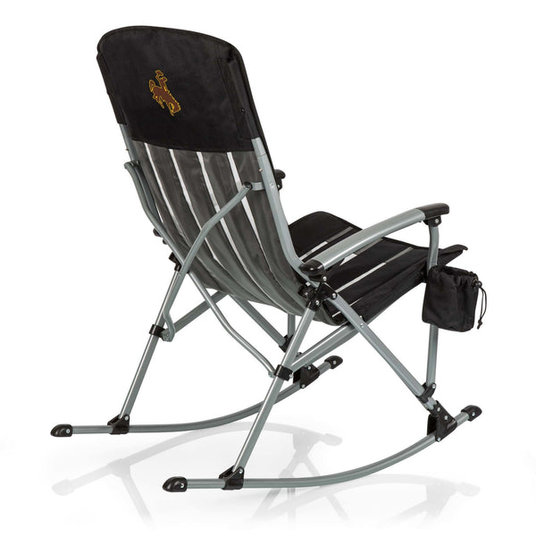 WYOMING COWBOYS - OUTDOOR ROCKING CAMP CHAIR