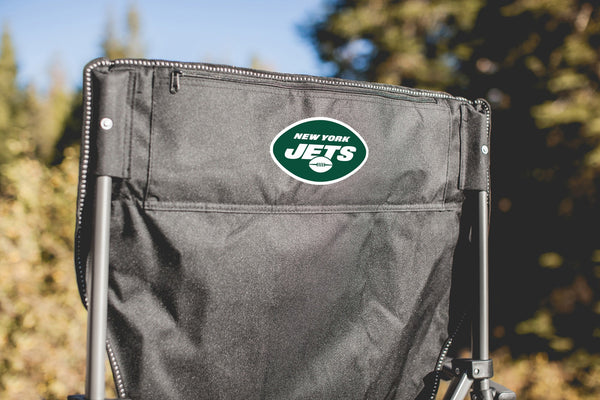 New York Jets - Logo - Big Bear XXL Camping Chair with Cooler, (Black)