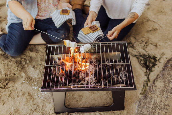 WEST VIRGINIA MOUNTAINEERS - X-GRILL PORTABLE CHARCOAL BBQ GRILL