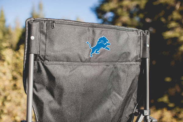 Detroit Lions - Logo - Big Bear XXL Camping Chair with Cooler, (Black)