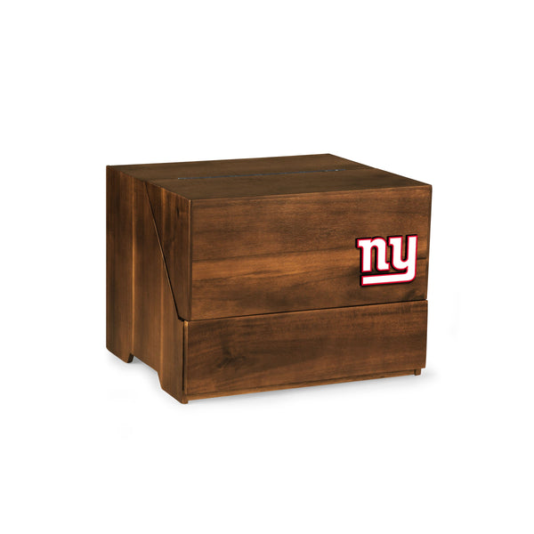 NEW YORK GIANTS - MADISON ACACIA TABLETOP BAR SET