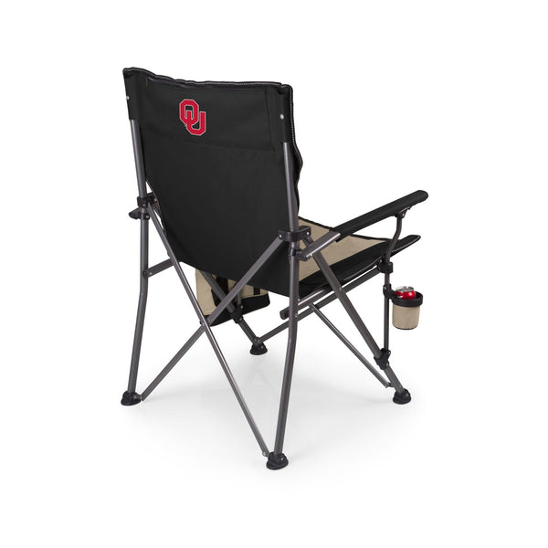 OKLAHOMA SOONERS - BIG BEAR XXL CAMPING CHAIR WITH COOLER