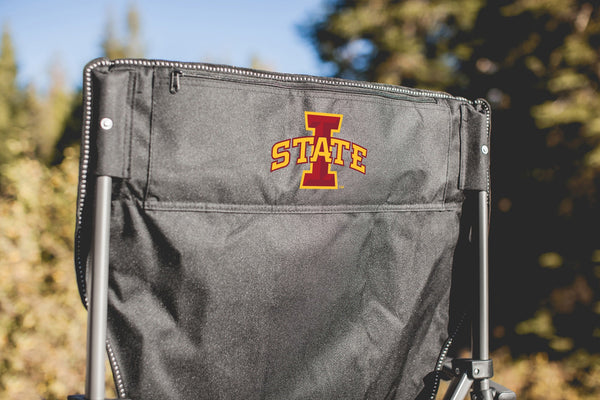 IOWA STATE CYCLONES - BIG BEAR XXL CAMPING CHAIR WITH COOLER