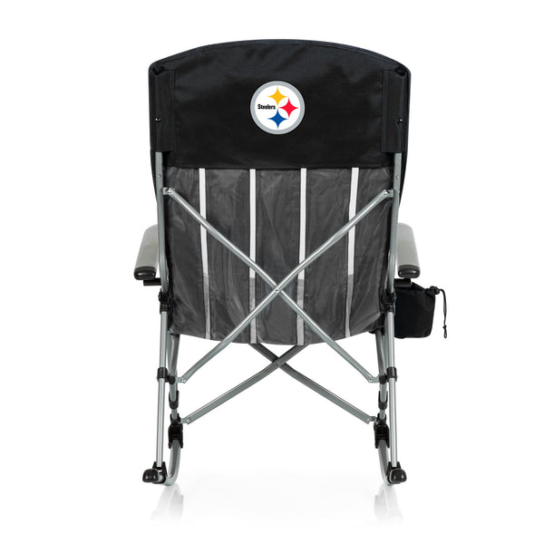 PITTSBURGH STEELERS - OUTDOOR ROCKING CAMP CHAIR