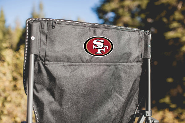 San Francisco 49ers - Logo - Big Bear XXL Camping Chair with Cooler, (Black)