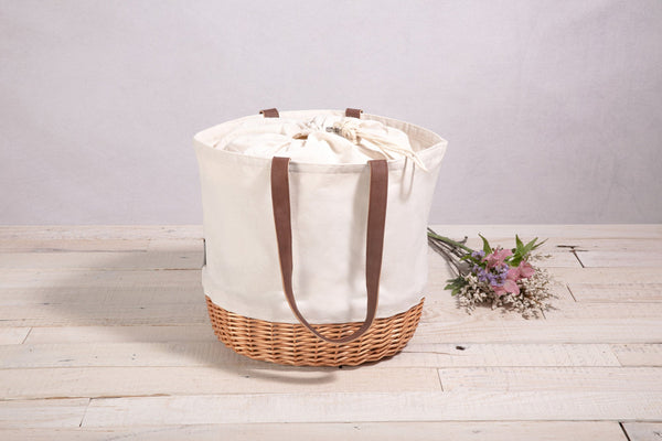 Wake Forest Demon Deacons - Coronado Canvas and Willow Basket Tote