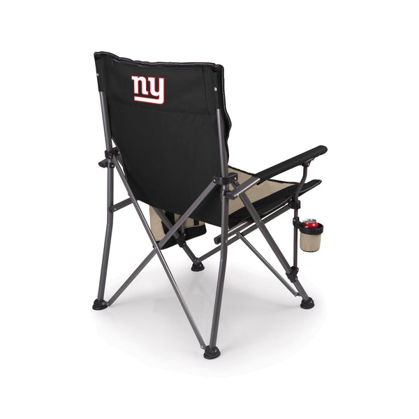 New York Giants - Logo - Big Bear XXL Camping Chair with Cooler, (Black)