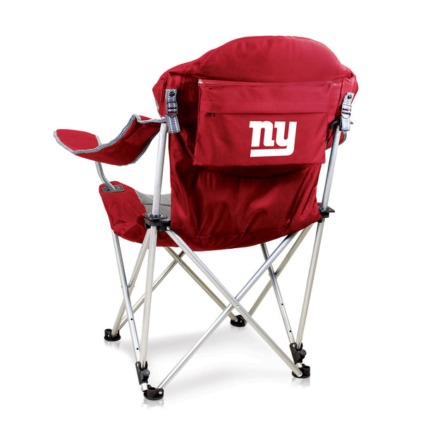 NEW YORK GIANTS - RECLINING CAMP CHAIR