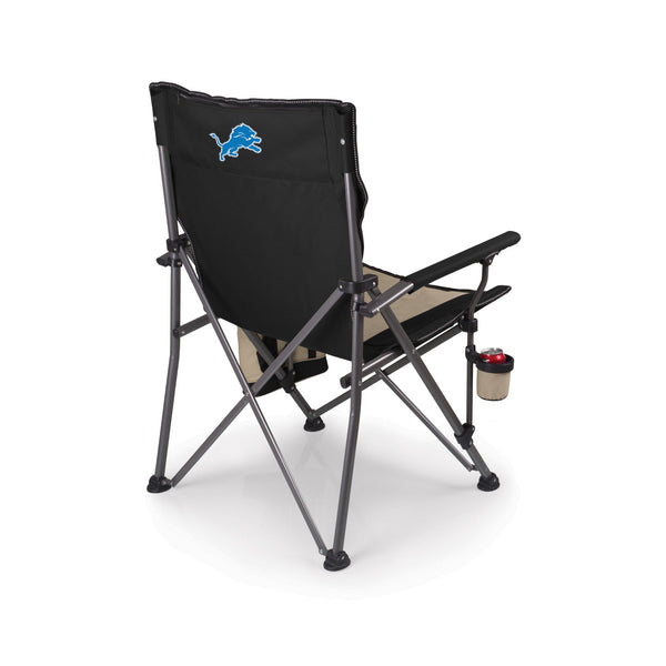 Detroit Lions - Logo - Big Bear XXL Camping Chair with Cooler, (Black)