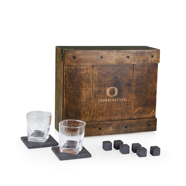 OREGON DUCKS - WHISKEY BOX GIFT SET