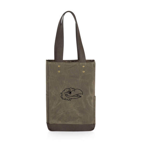 KANSAS JAYHAWKS - 2 BOTTLE INSULATED WINE COOLER BAG