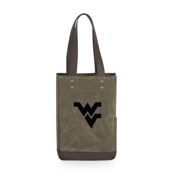 WEST VIRGINIA MOUNTAINEERS - 2 BOTTLE INSULATED WINE COOLER BAG