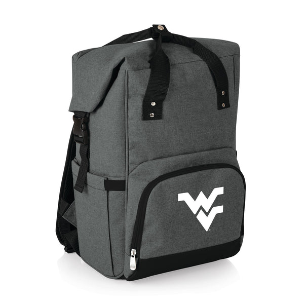 WEST VIRGINIA MOUNTAINEERS - ON THE GO ROLL-TOP BACKPACK COOLER
