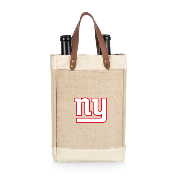 NEW YORK GIANTS - PINOT JUTE 2 BOTTLE INSULATED WINE BAG